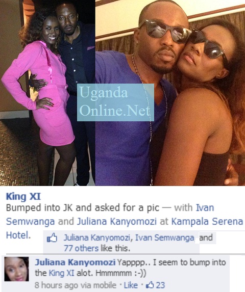 Juliana and King Lawrence spotted on different occasions.